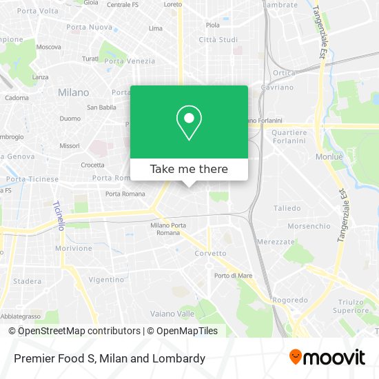 Premier Food S map