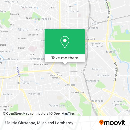 Malizia Giuseppe map