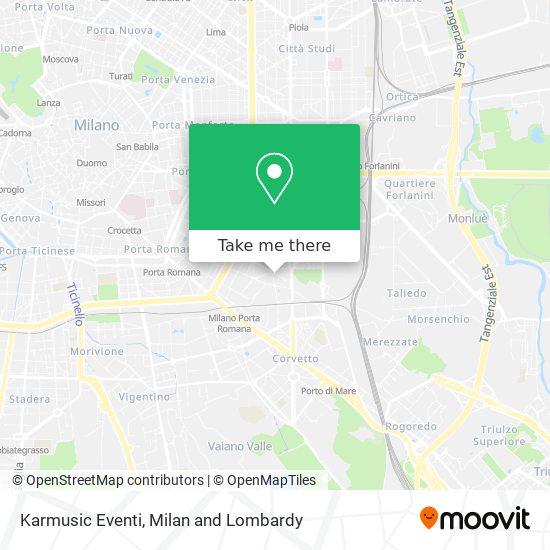 Karmusic Eventi map