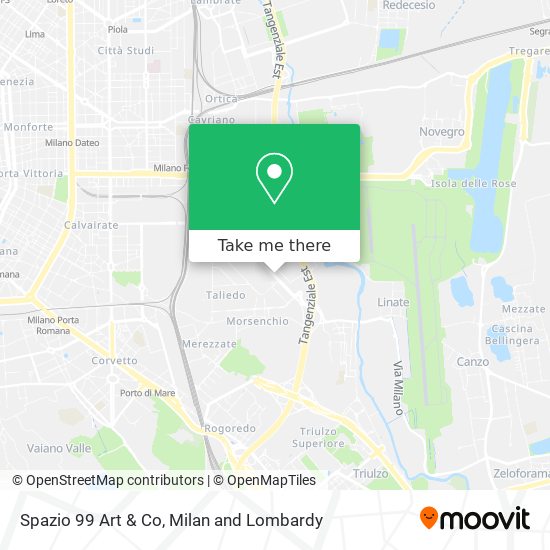 Spazio 99 Art & Co map