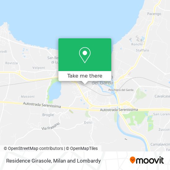 Residence Girasole map