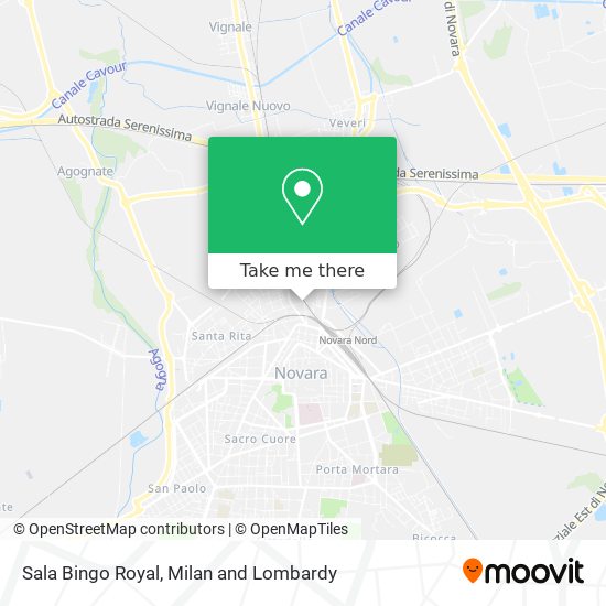 Sala Bingo Royal map
