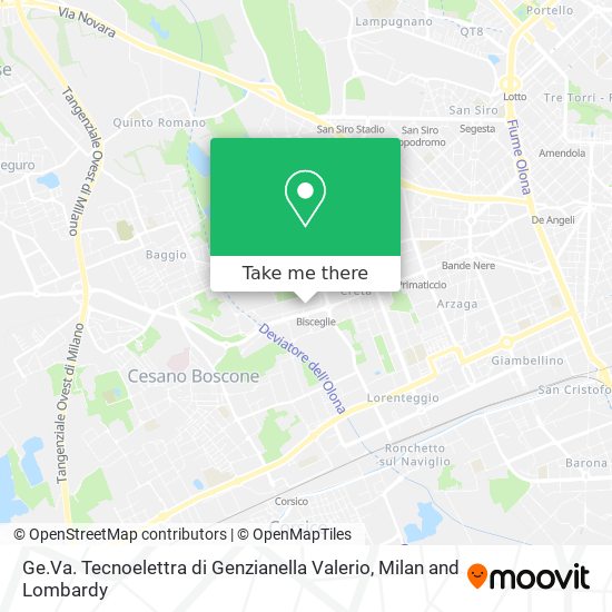 Ge.Va. Tecnoelettra di Genzianella Valerio map