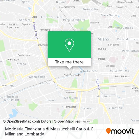 Modoetia Finanziaria di Mazzucchelli Carlo & C. map