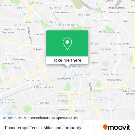 Passatempo Tennis map