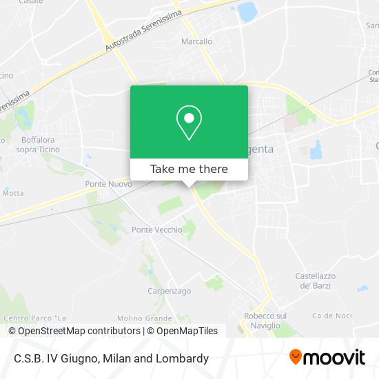 C.S.B. IV Giugno map