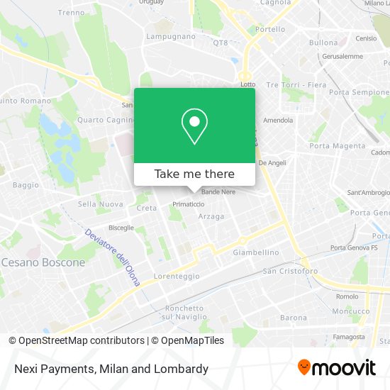 Nexi Payments map