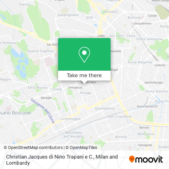 Christian Jacques di Nino Trapani e C. map