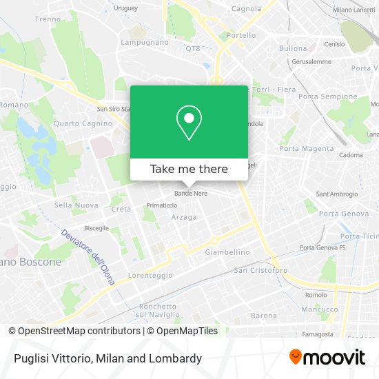 Puglisi Vittorio map