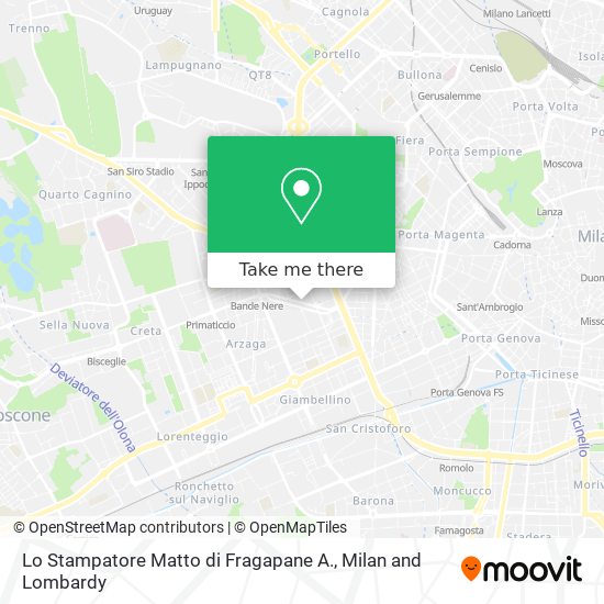 Lo Stampatore Matto di Fragapane A. map