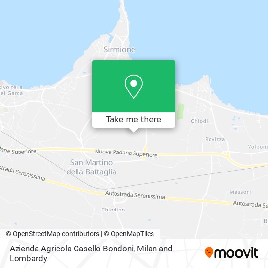 Azienda Agricola Casello Bondoni map