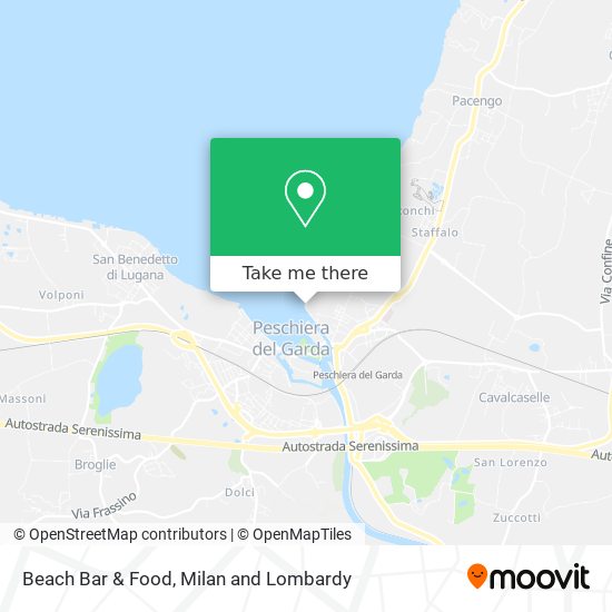 Beach Bar & Food map
