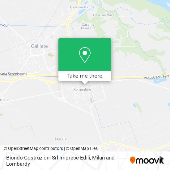 Biondo Costruzioni Srl Imprese Edili map