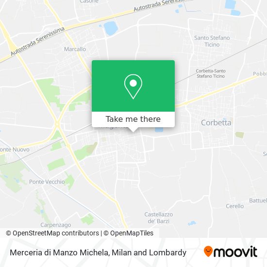 Merceria di Manzo Michela map