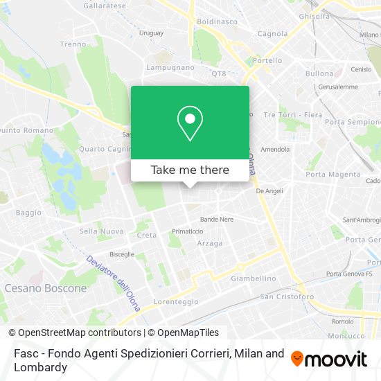 Fasc - Fondo Agenti Spedizionieri Corrieri map
