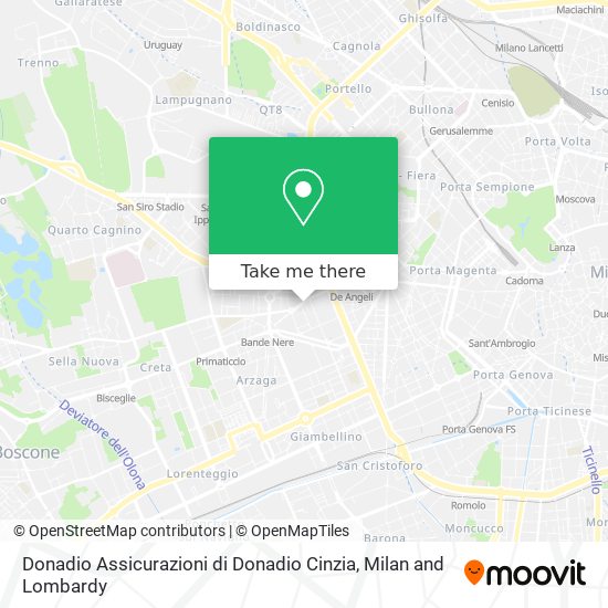 Donadio Assicurazioni di Donadio Cinzia map