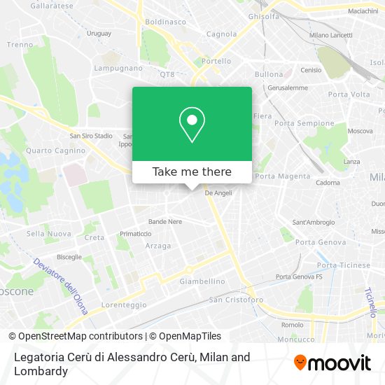 Legatoria Cerù di Alessandro Cerù map