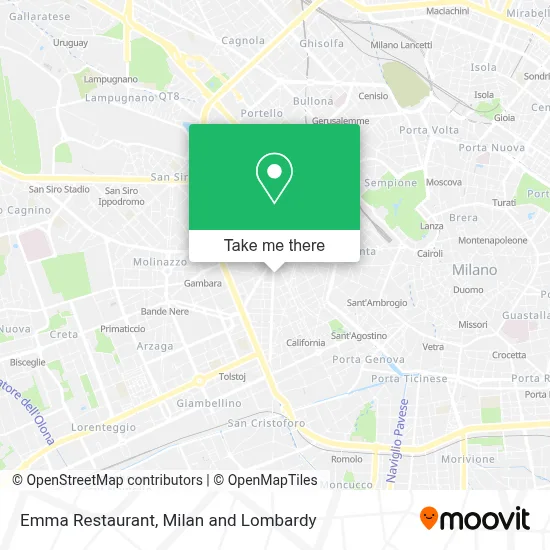 Emma Restaurant map