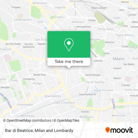 Bar di Beatrice map
