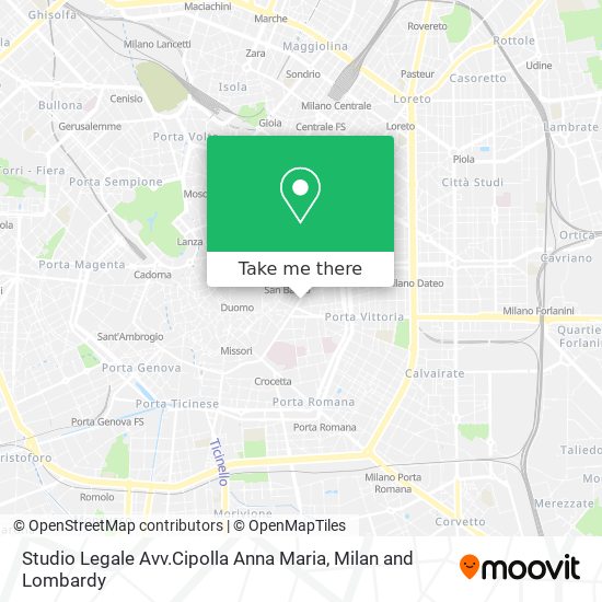 Studio Legale Avv.Cipolla Anna Maria map