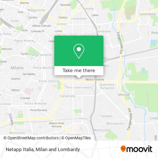 Netapp Italia map