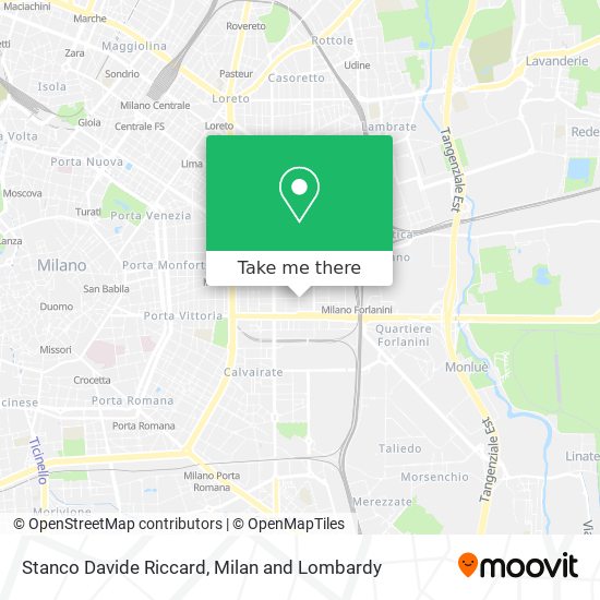 Stanco Davide Riccard map