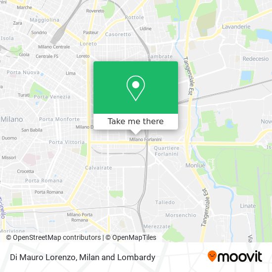 Di Mauro Lorenzo map