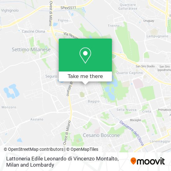 Lattoneria Edile Leonardo di Vincenzo Montalto map