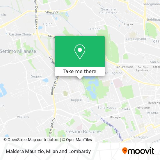 Maldera Maurizio map