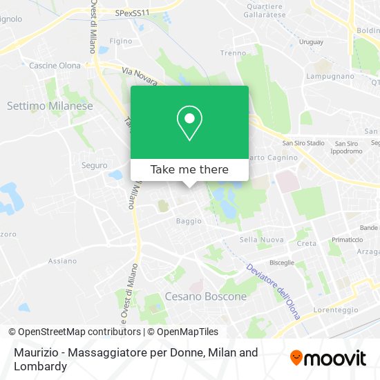 Maurizio - Massaggiatore per Donne map