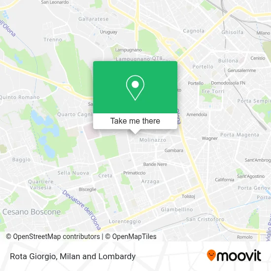 Rota Giorgio map
