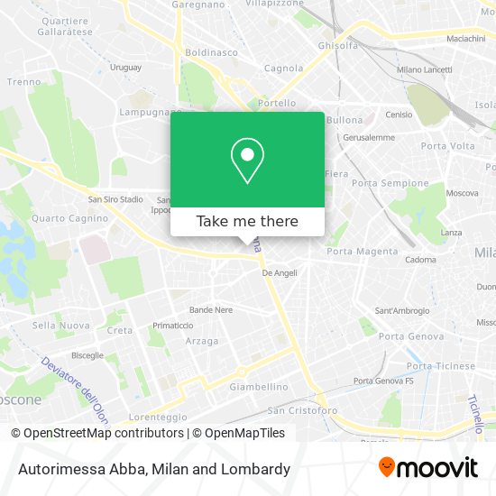 Autorimessa Abba map