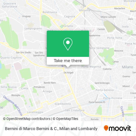 Bernini di Marco Bernini & C. map