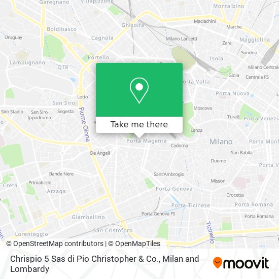 Chrispio 5 Sas di Pio Christopher & Co. map