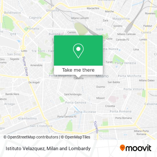 Istituto Velazquez map