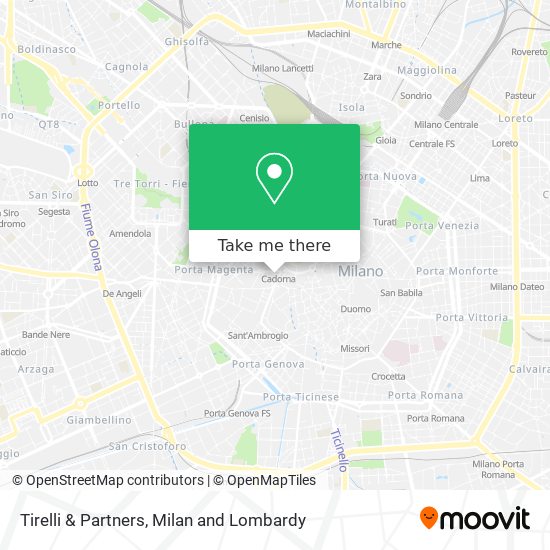 Tirelli & Partners map