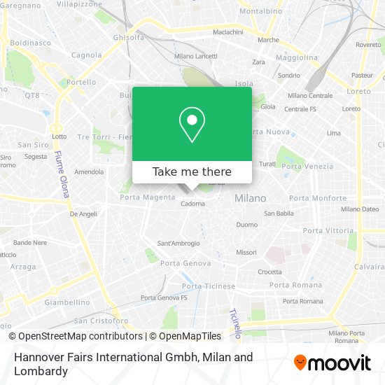 Hannover Fairs International Gmbh map