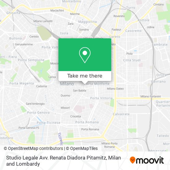 Studio Legale Avv. Renata Diadora Pitamitz map