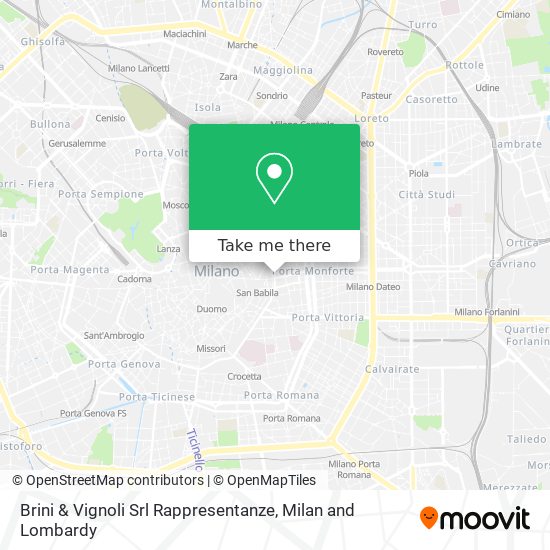 Brini & Vignoli Srl Rappresentanze map