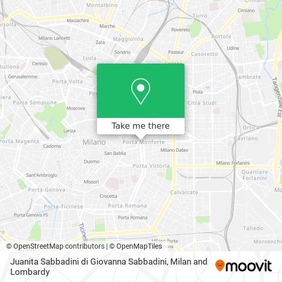 Juanita Sabbadini di Giovanna Sabbadini map