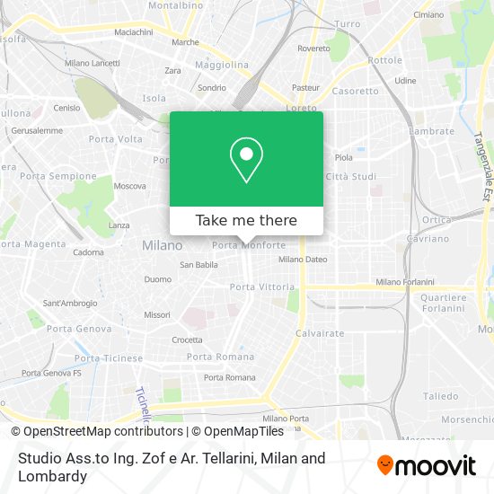 Studio Ass.to Ing. Zof e Ar. Tellarini map