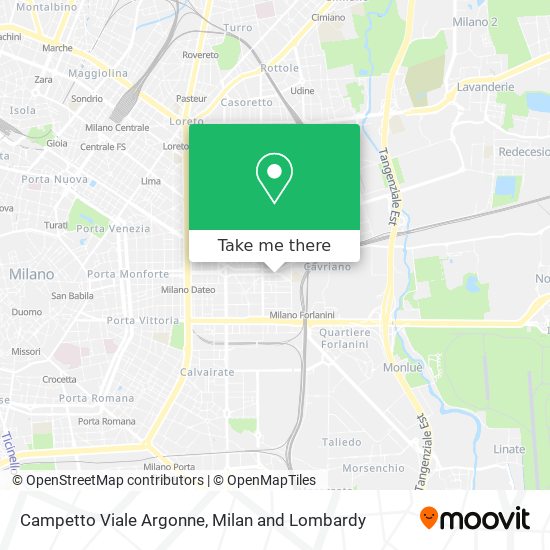 Campetto Viale Argonne map