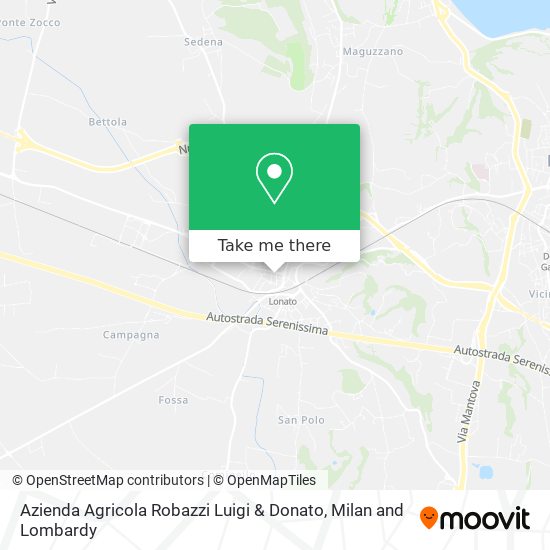 Azienda Agricola Robazzi Luigi & Donato map