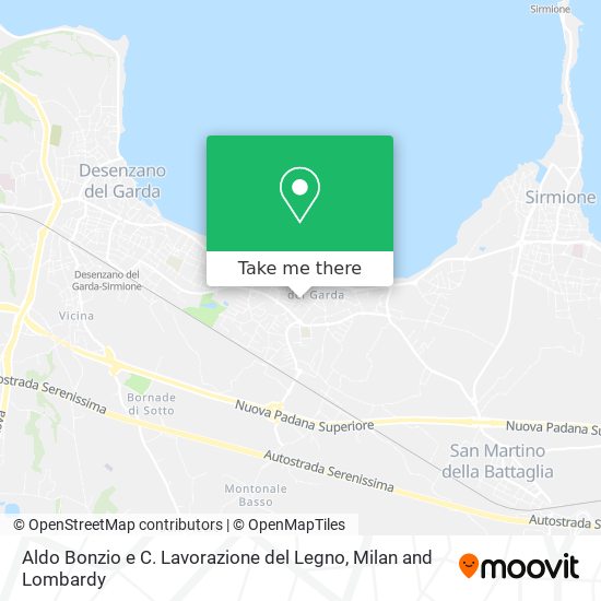 Aldo Bonzio e C. Lavorazione del Legno map