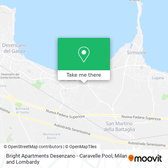 Bright Apartments Desenzano - Caravelle Pool map
