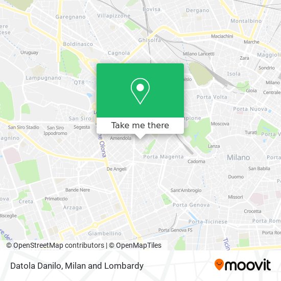 Datola Danilo map