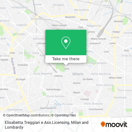 Elisabetta Treggiari e Ass.Licensing map