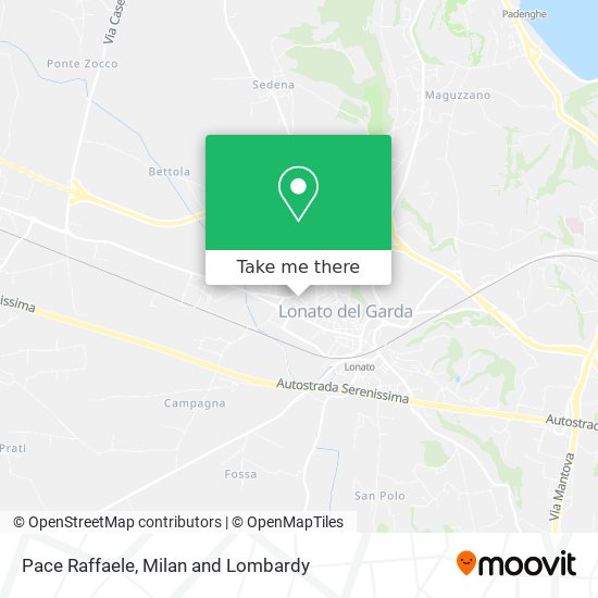 Pace Raffaele map