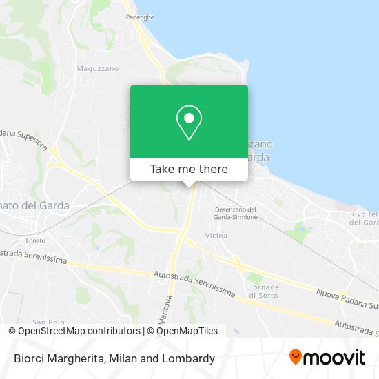 Biorci Margherita map