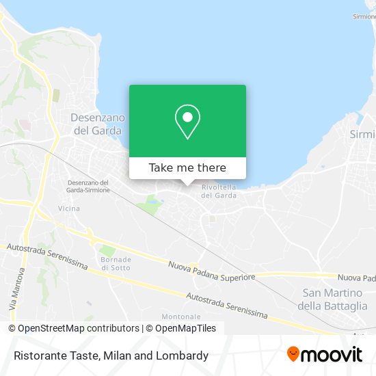 Ristorante Taste map